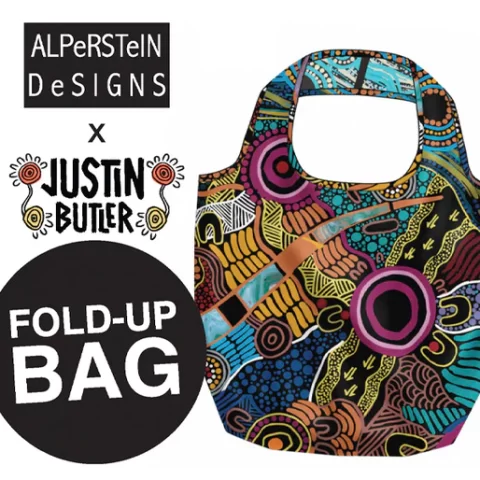 Alperstein Designs | Fold-Up Bag - Justin Butler