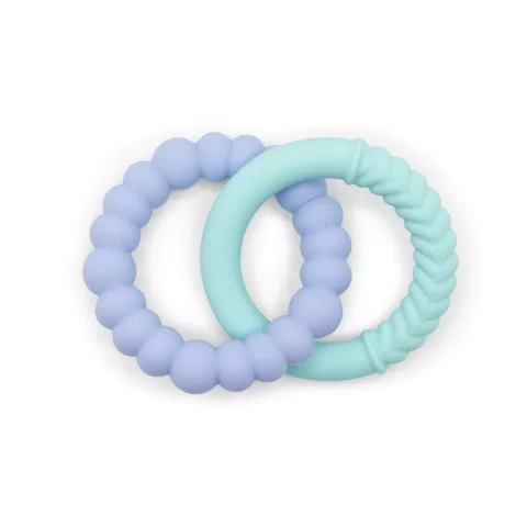 Jellystone Designs | Sunshine Teether - Soft Mint Soft Blue