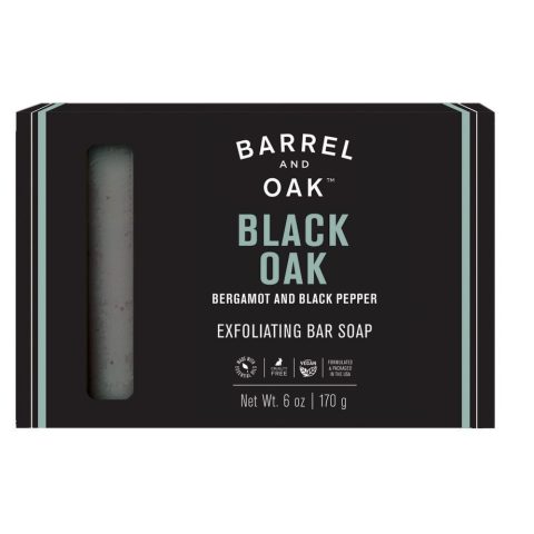 Barrel & Oak | Exfoliating Bar Soap - Black Oak