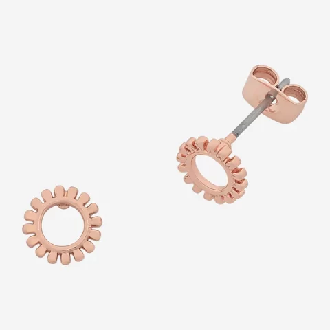 Liberte | Petite Daisy Rose Gold Earrings