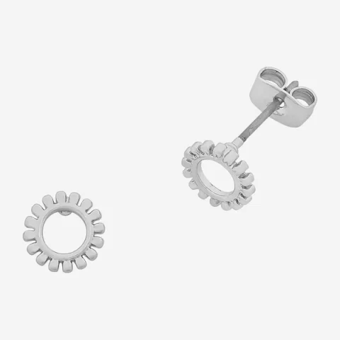 Liberte | Petite Daisy Silver Earrings
