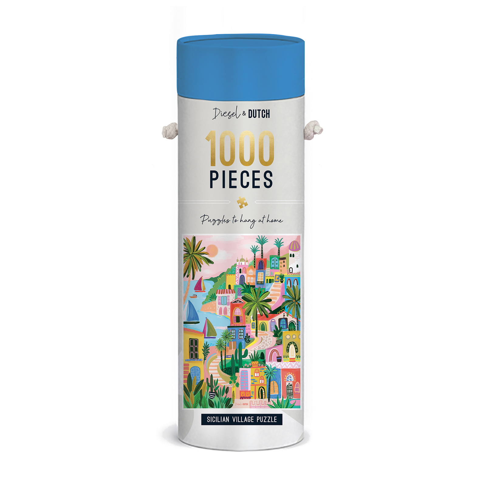 Diesel & Dutch | 1000pc Wall Jigsaw Puzzle - Sicilian Village