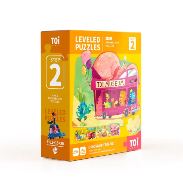 TOI | Levelled Puzzle - Step 2 - Dinosaur Traffic