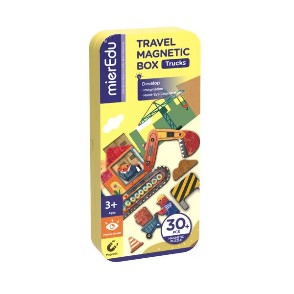 mierEdu | Magnetic Puzzle Book - Trucks