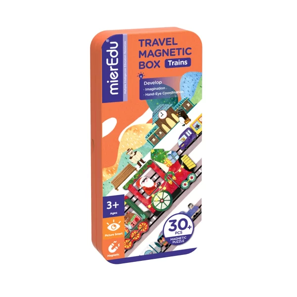 mierEdu | Magnetic Puzzle Box - Trains