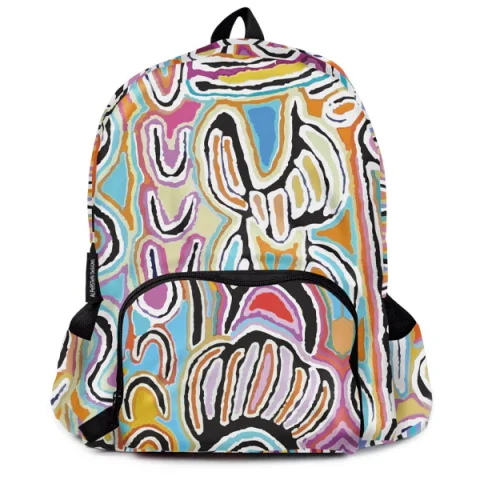 Alperstein Designs | Fold Up Backpack - Judy Watson